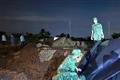 Đồn Biên phòng Cổ Chiên xuyên đêm khắc phục sự cố vỡ đê bao ở Vĩnh Long